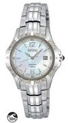 Seiko Watch 16 Diamond Coutura Ladies Watch -SXDE19 MOP