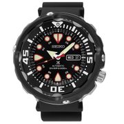 Seiko Watches SRP655 Prospex Auto Rubber Strap Black Hard Coat Men's 