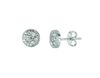 White gold diamond earrings