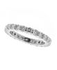 White gold eternity diamond ring