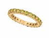 Yellow diamond eternity band