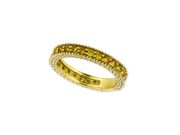 Yellow Diamond Eternity Ring 14K Yellow Gold