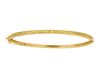 Yellow diamond milgrain bangle