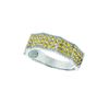 Yellow diamond ring