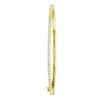 Yellow gold diamond bangle