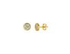 Yellow gold diamond earrings