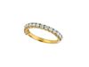 Yellow gold diamond ring