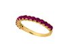 Yellow gold ruby ring