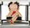 Betty Boop Italian Charm