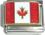 Canadian Flag Italian Charm