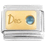 Dec Birthstone on Gold Italian Charm