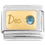 Dec Birthstone on Gold Italian Charm