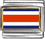 Flag of Costa Rico Italian Charm