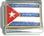 Flag of Cuba Italian Charm
