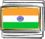 Flag of India Italian Charm