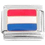 Flag of the Netherlands Italian Charm