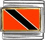 Flag of Trinidad and Tobago Italian Charm