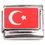 Flag of Turkey Italian Charm