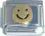 Gold smiley face Italian Charm