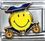 Graduate Smiley Face Italian Charm