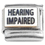 Hearing Impaired Italian Charm