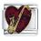 Heart Saxophone Italian Charm