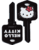 Hello Kitty Black Uncut Printed House Key