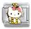 Hello Kitty Bumble Bee Italian Charm - 18kt Gold