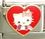 Hello Kitty in Red Heart Italian Charm