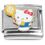 Hello Kitty with Tennis Racket Italian Charm
