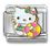 Hello Kitty with Water Floaty Italian Charm