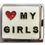 Love My Girls Mega Italian Charm