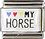 Love My Horse Italian Charm