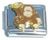 Monkey With Banana Italian Charm