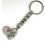 Pink Ribbon Heart Keychain - Live Love Laugh