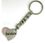 Pink Ribbon Heart Keychain - Survivor