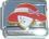 Red Hat with Face Italian Charm