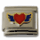 Red Heart with Wings Italian Charm