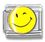 Smiley Face Wink Italian Charm