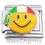 Smiley Face with Italian Scarf Italian Charm