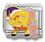 Sponge Bob Square Pants with Surfboard Italian Charm