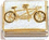Tandem Bicycle with White Glitter Background Italian Charm