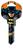 Uncut Printed House Key - Batman