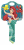 Uncut Printed House Key - Little Mermaid