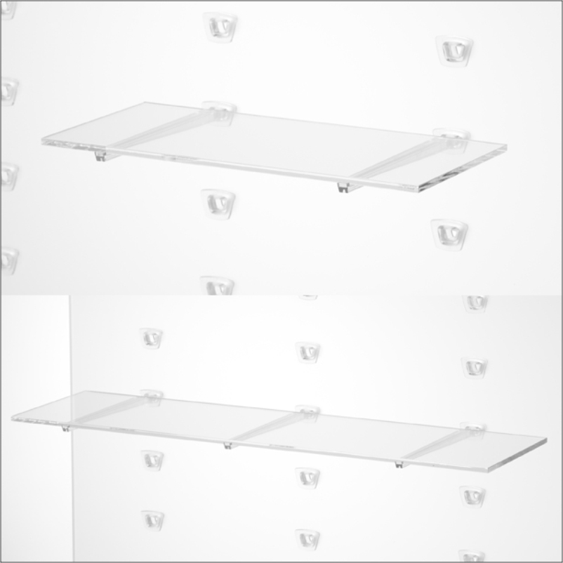 SMART Optical Frame Display Acrylic Shelf