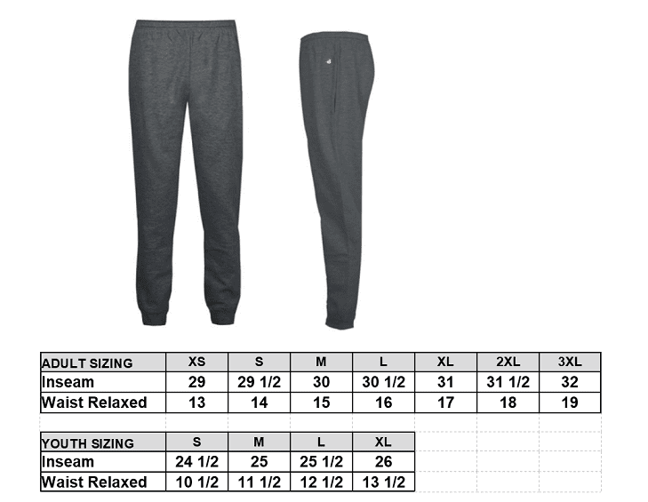 BASIC JOGGER PANT ADULT & YOUTH