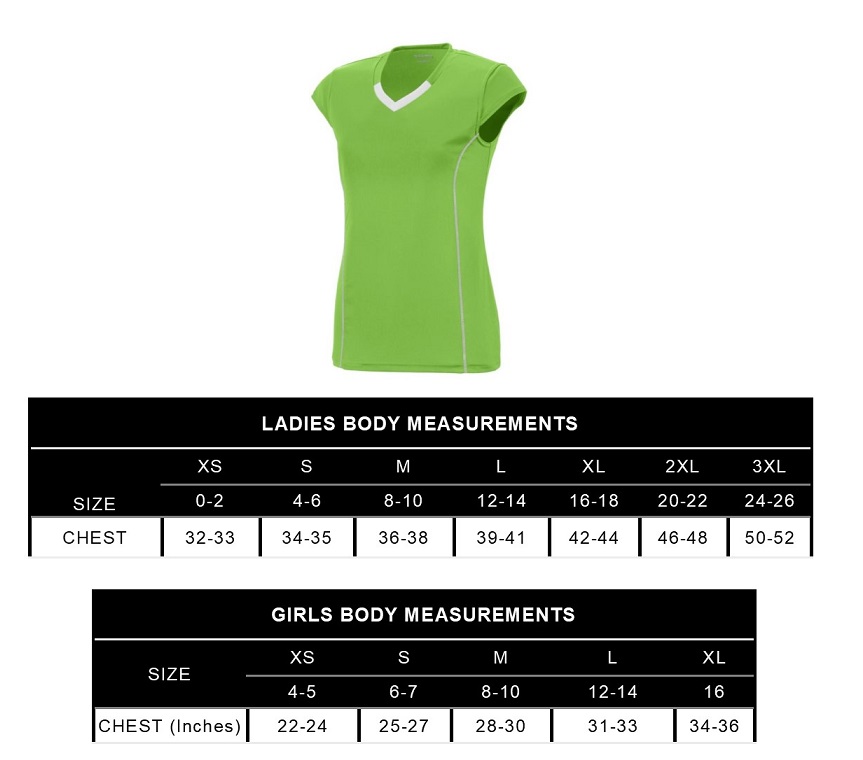 GAME JERSEY YOUTH & WOMEN'S SIZING