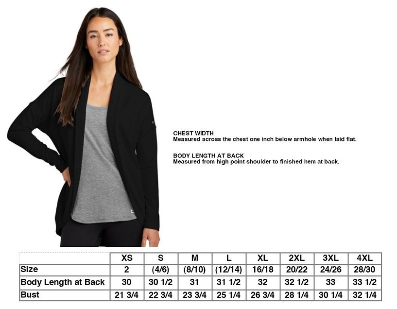 OGIO WOMEN'S COCOON FLEECE OPEN CARDIGAN