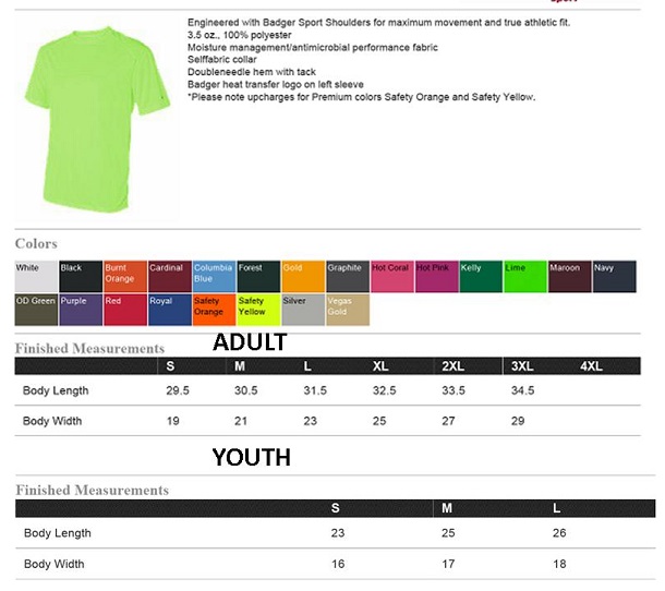 SIDELINE SHOOTING SHIRT ADULT & YOUTH