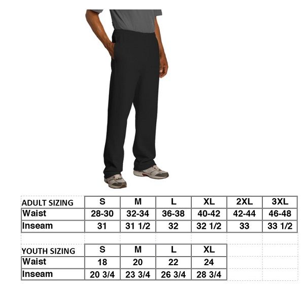BASIC SWEATPANT ADULT & YOUTH